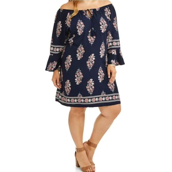 New Look 100% rayon dress, size Small Pettit - Picture 1 of 7